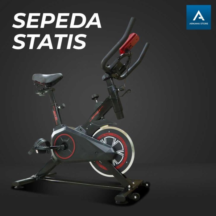 sepeda statis alat fitness olahraga gym terapi spinning