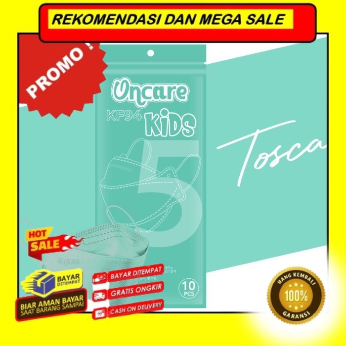 Terlaris Masker KF94 5 ply ANAK Tebal ONCARE WARNA PREMIUM Korea isi 10 pcs - Tosca Rekomendasi