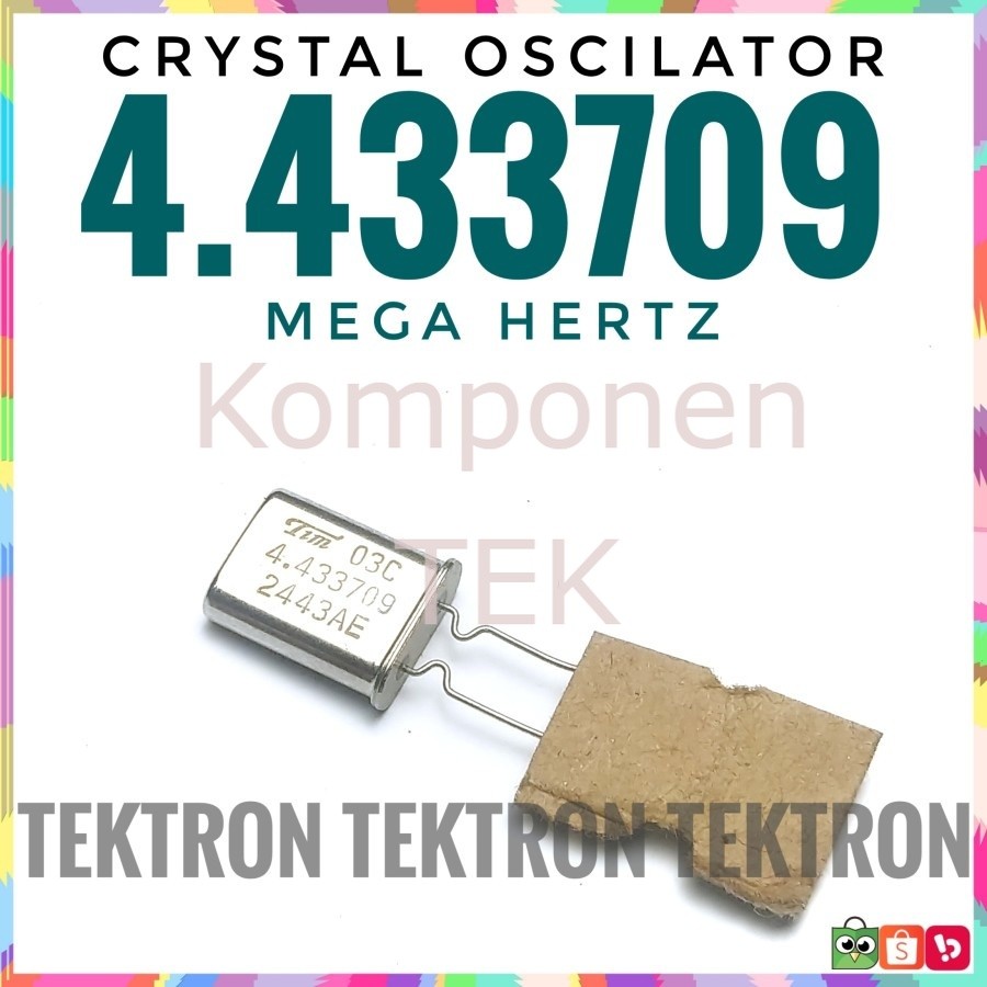 Crystal Oscillator 4.433709 Mhz Xtal Osilator 4.4Mhz 4.433709Mhz 4Mhz