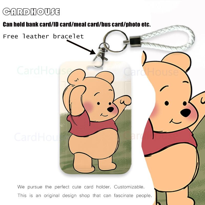 

( CardHouse ) ID CARD HOLDER Winnie Pooh LT98 Tempat Kartu Photocard Photo Card KARTUN