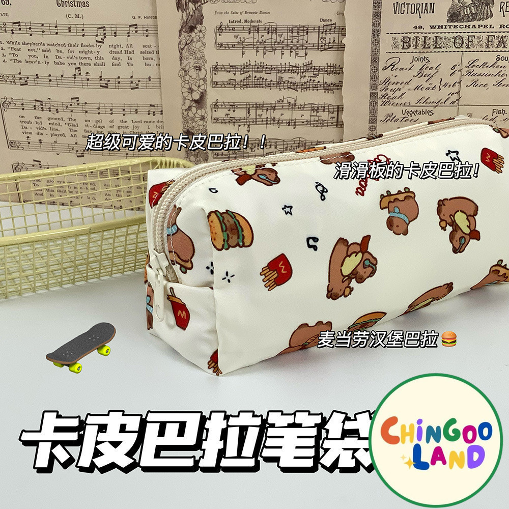 

Chingooland Capybara Pencil Case Kotak Pensil Serbaguna Motif Lucu Anak Tempat Sekolah Lucu Premium