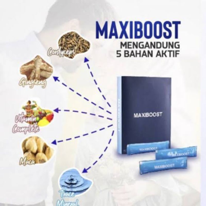 

MAXI BOOST ORIGINAL I MAXIBOOST ORIGINAL I 1 BOX ISI 10 SACHET TERBAIK