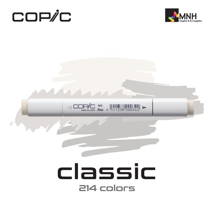 

[New Arrival] Copic Classic Warm Grey Series (Satuan) 0 - 9 - W-0
