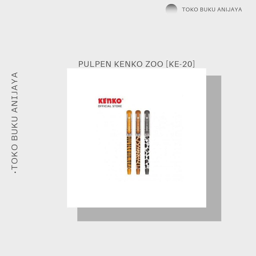 

PULPEN/PENA TULIS MEREK KENKO ZOO [KE-20] Stationery