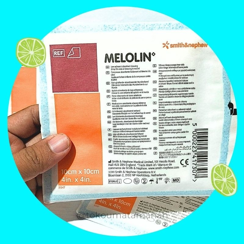 Cod Melolin, Melolin 10x10 termurah, Melolin 10x10 box, Melolin foam dressing,Ffoam dressing luka di