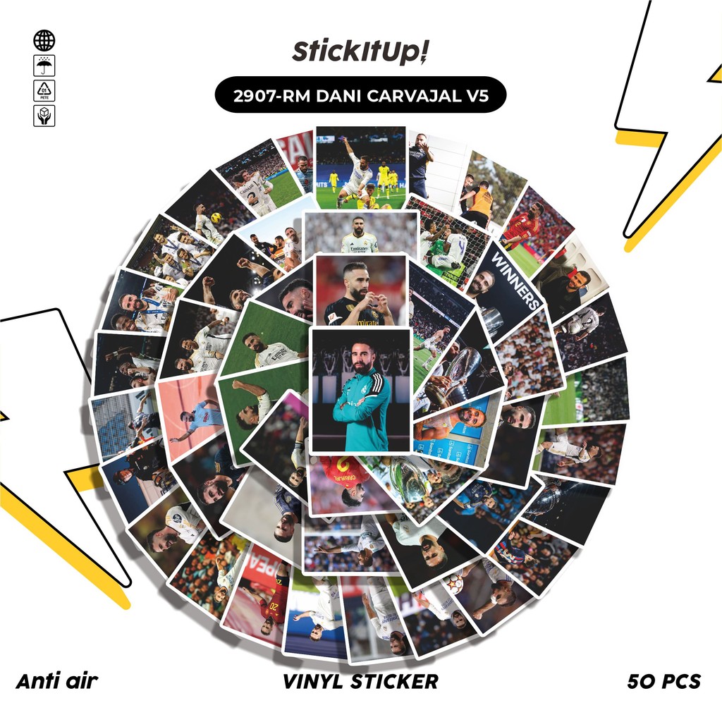 

COD 50 Pcs Stiker RM DANICARVAJAL V5 Lucu Anti Air Untuk Dekorasi Notebook Sepeda Skateboard Handphone DIY