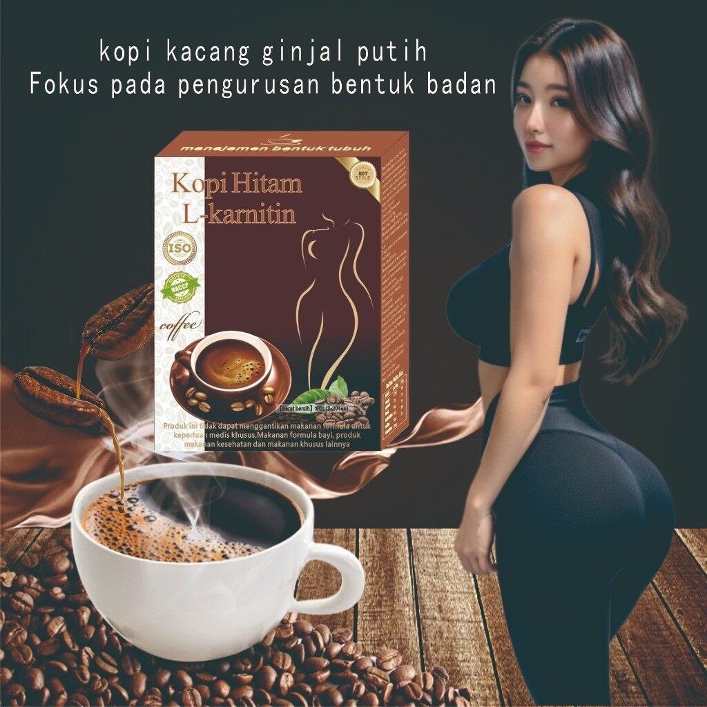 

20PCS KOPI HITAM L-KARNITIN KOPI DIET ENZIM PELANGSING TUBUH PENGHANCUR LEMAK Kopi Hitam Instan