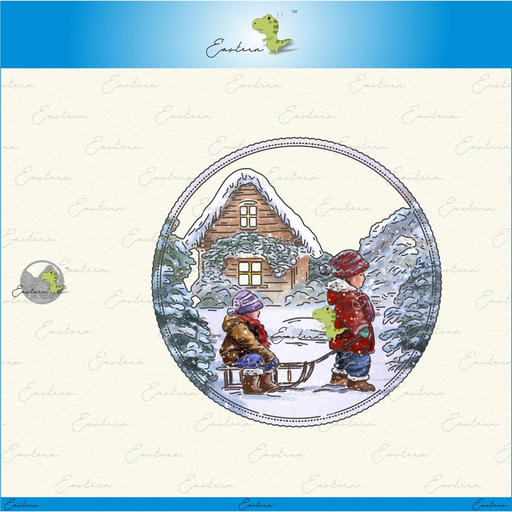 

Winter Playground metal cutting dies 2021 new diy molds Scrapbooking Paper Making die cuts crafts