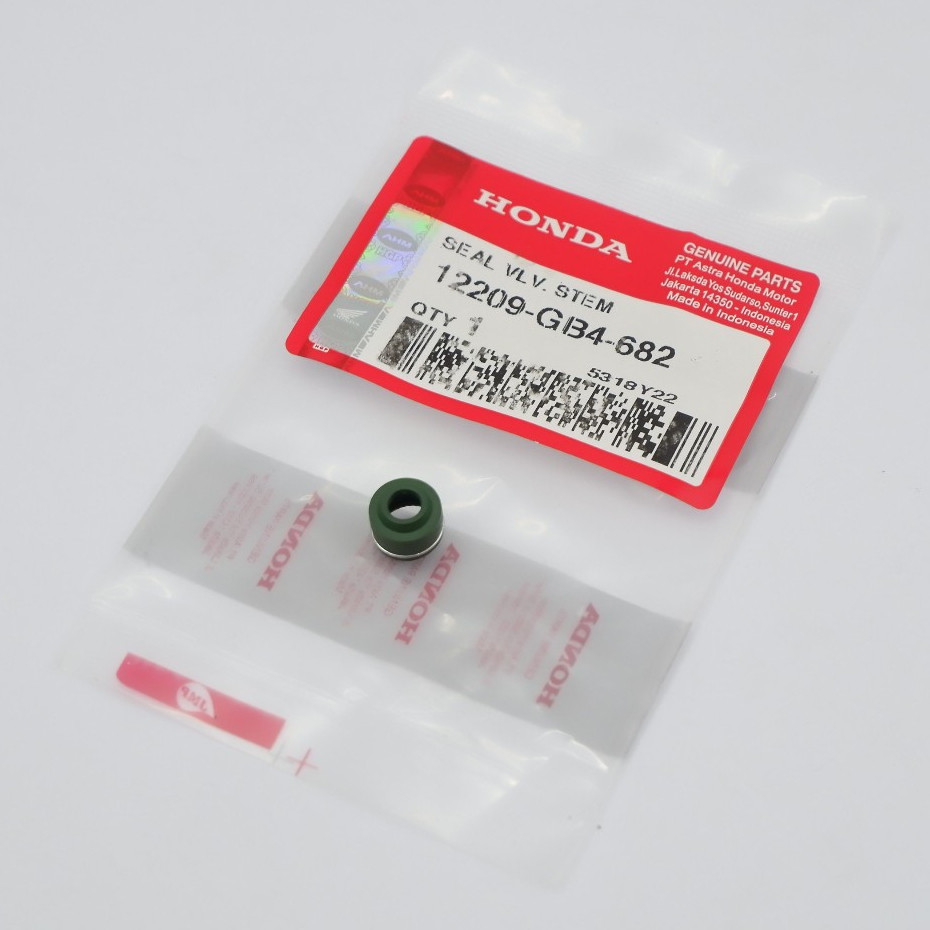 Seal Klep Honda Beat FI / Scoopy / Vario FI / Verza 150 / Supra X 125  Original AHM GB4 sepeda motor