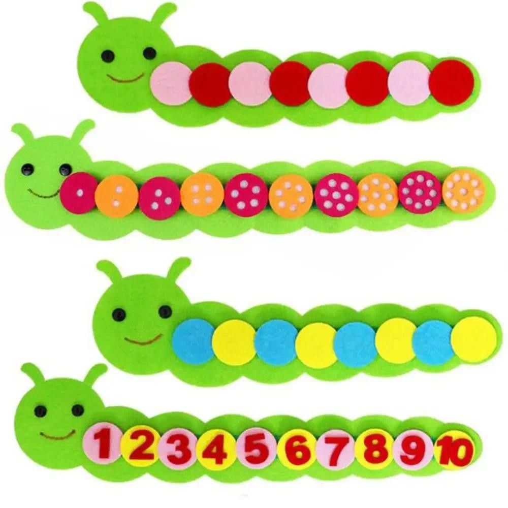 

Montessori Materials Caterpillar DIY Math Toys Kids Toys Number Educational Learning Toys for Children Preschool Teaching Aids