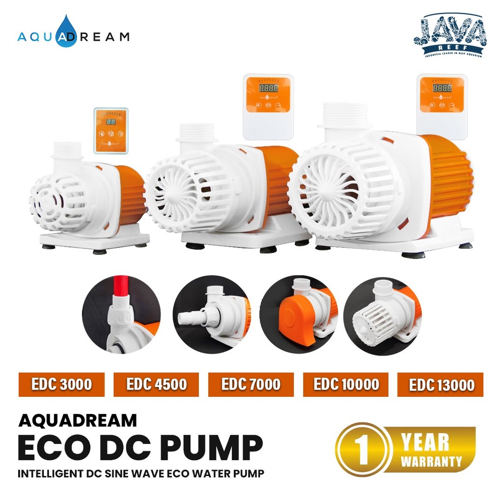 Aquadream Eco DC Pump EDC Series Sine Wave Pompa Akuarium Kolam Ikan Aquarium