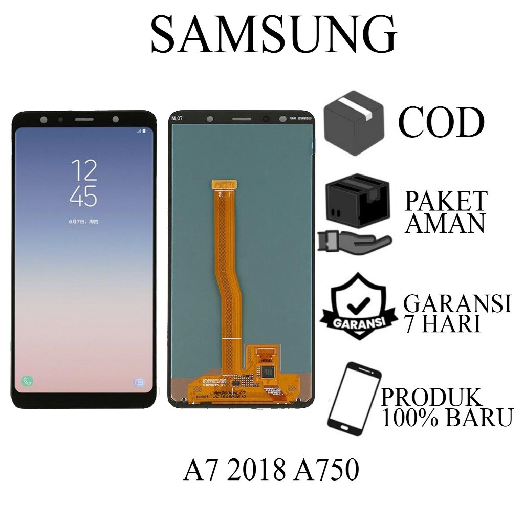 ORIGINAL LCD TOUCHSCREEN SAMSUNG A7 2018 A750