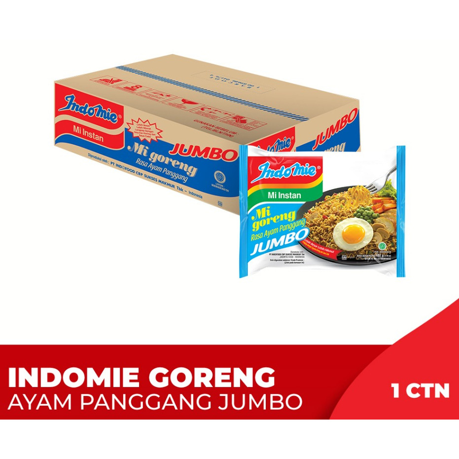 

1 Ctn - Indomie Goreng Ayam Panggang Jumbo Indofood