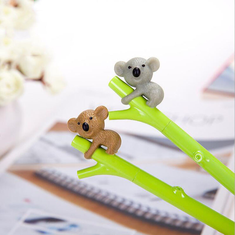 

0.38mm Creative Cartoon Cute Koala Tree Branch Black Ink Gel Pen Pen Tool Writing School Stationery Boy Girl Supplies Gifts