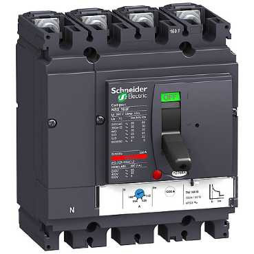 MCCB Schneider NSX160F 4P 160A TM160D LV430640
