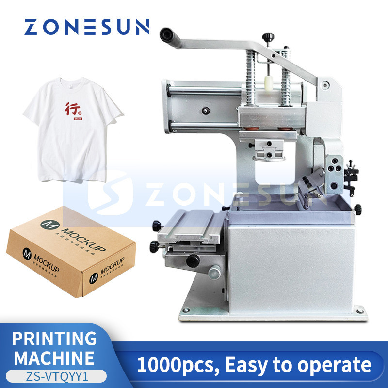

SPECIAL PRICE Zonesun Manual Pad Printer Pad Printing Supplies Pneumatic Pad Printing Machine Vertical Pad Printer ZS-SYY1