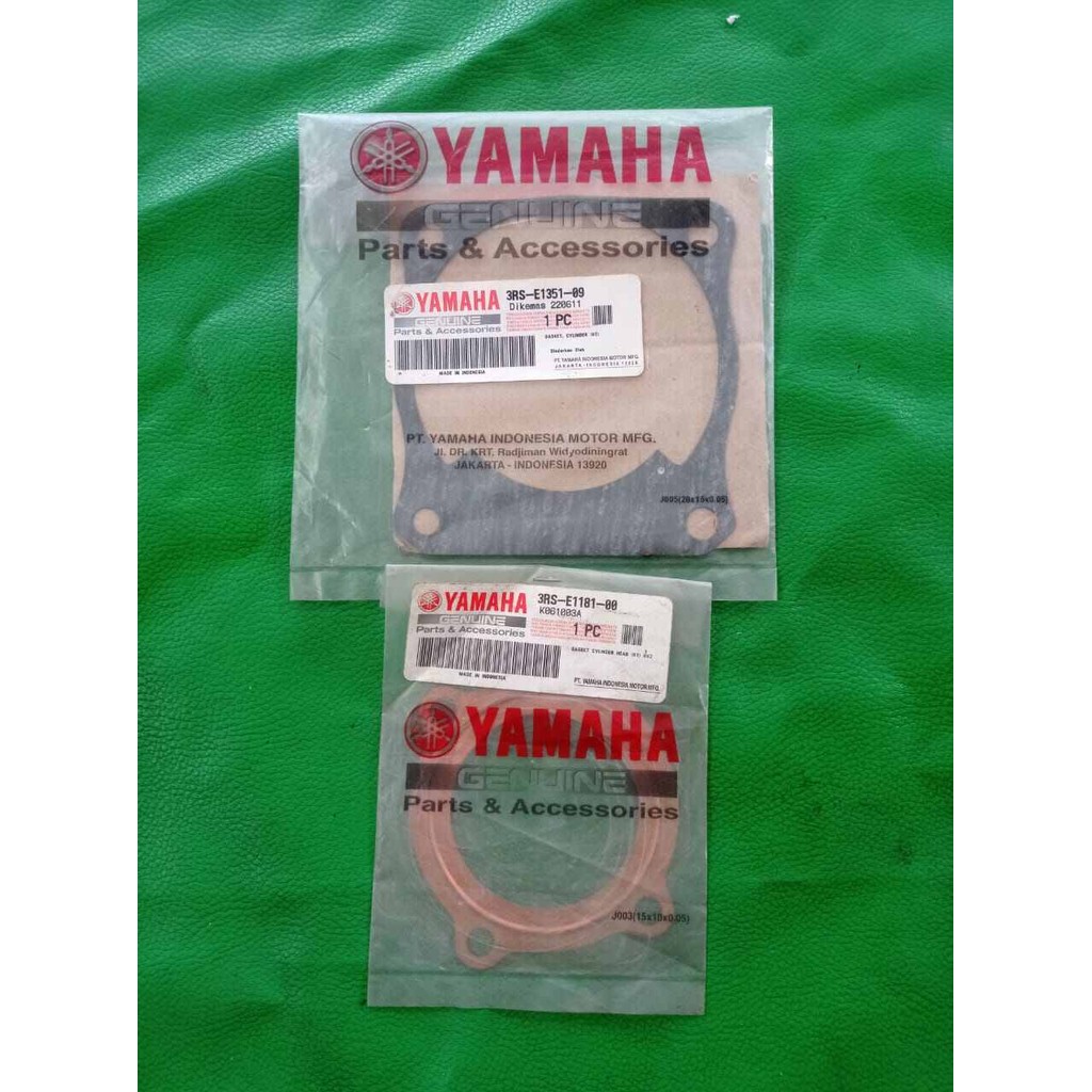 Packing Gasket Perpak Blok Head Atas Bawah Yamaha RXZ Original