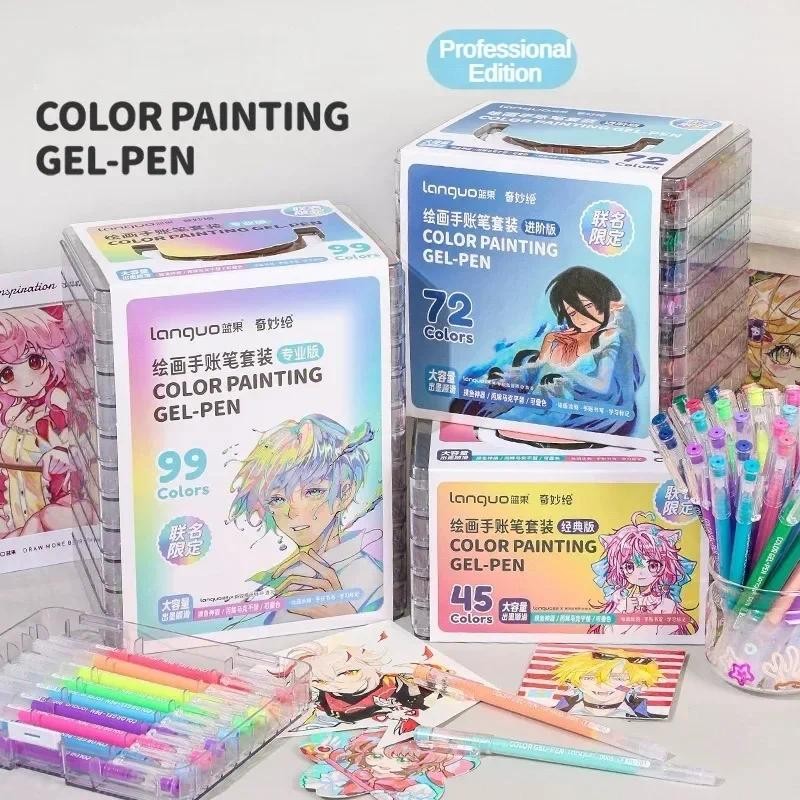 

99/9 Colors Morandi Colorful Gel Pen Color Art Marker Notebook Painting Graffiti Color Pen Stationery Office School Supplies