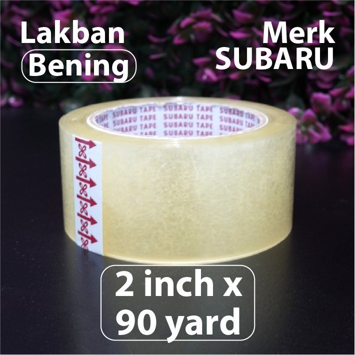 

Lakban Bening 2 inch x 90 yard - Merk Subaru - Selotip Isolasi Arse Digital Technology