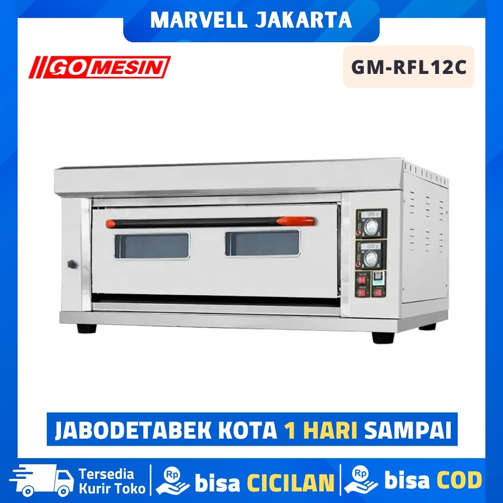 Oven Gas 1 Deck 2 Tray Getra Rfl 12ssgc Oven Deck Roti 1 Deck 2 Tray Garansi Resmi