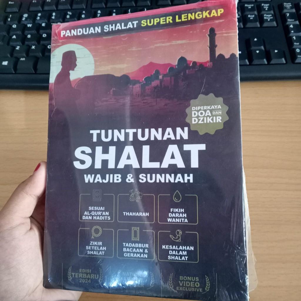 Buku Tuntunan Sholat Wajib dan Sunah Lengkap Adi Hidayat Panduan Shalat Imam Syafii