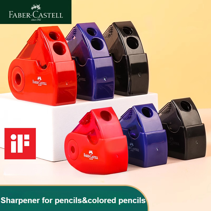 

Faber-Castell Pencil Sharpener for Use with Pencils and Colored Pencils Various Barrel Thickness,Standard and Broad Shaft Sizes