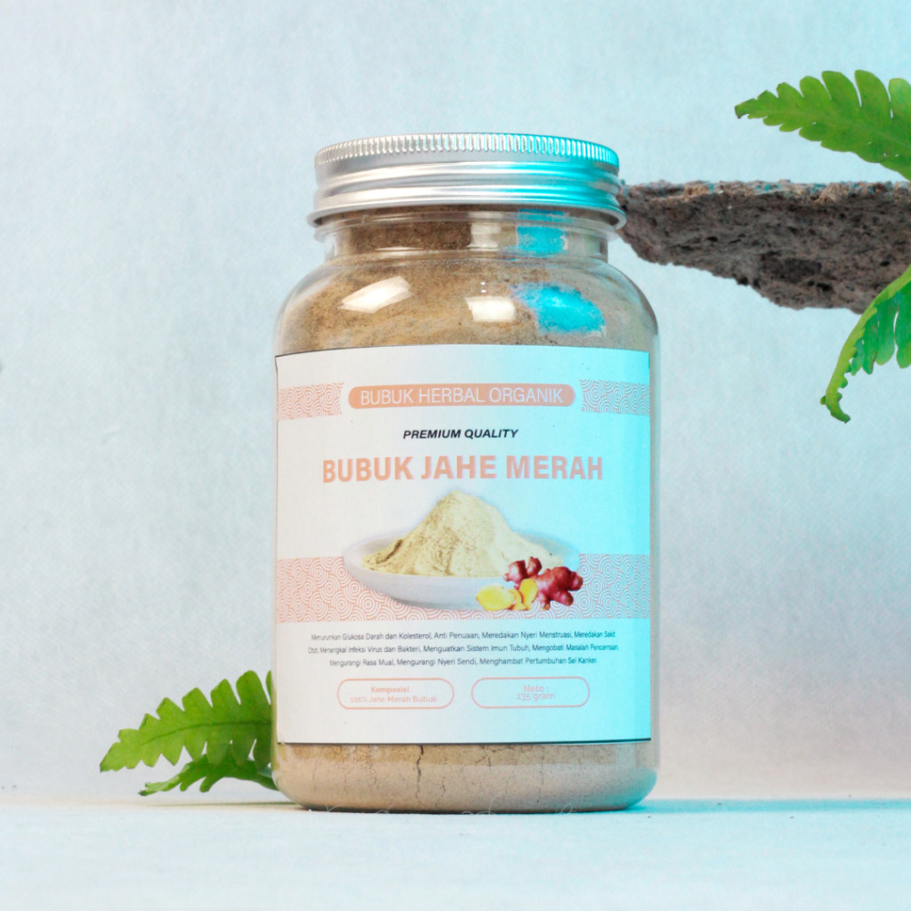 

NMZSHOP BUBUK JAHE MERAH SUPER BUMBU ALAMI LULUR JAHE 135 GRAM SIAP PAKAI TANPA BAHAN CAMPURAN BUBUK JAHE MERAH MURNI