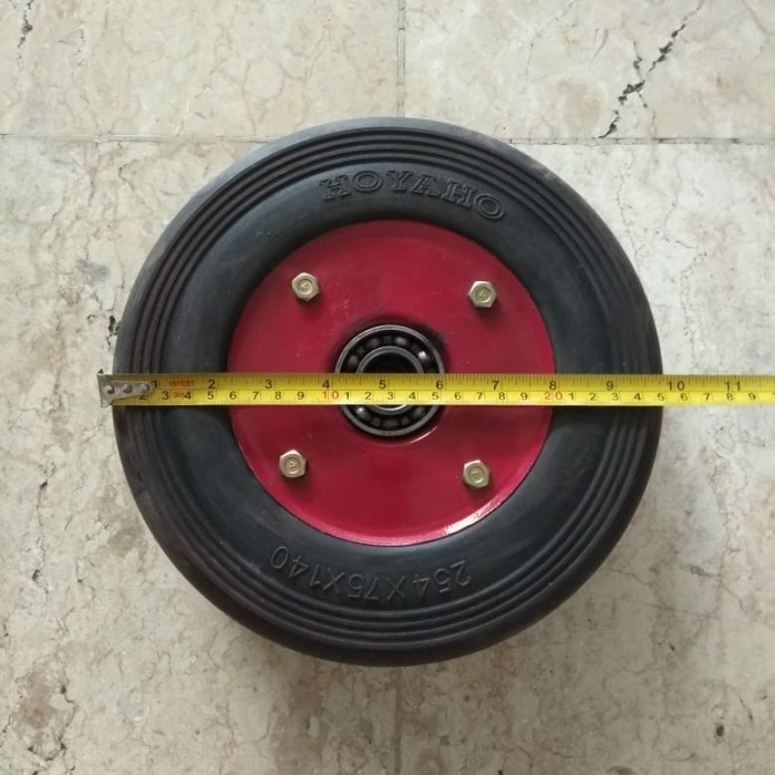 Sedia roda karet/ roda troli/ roda trolley/ roda mesin/ roda genset 10in