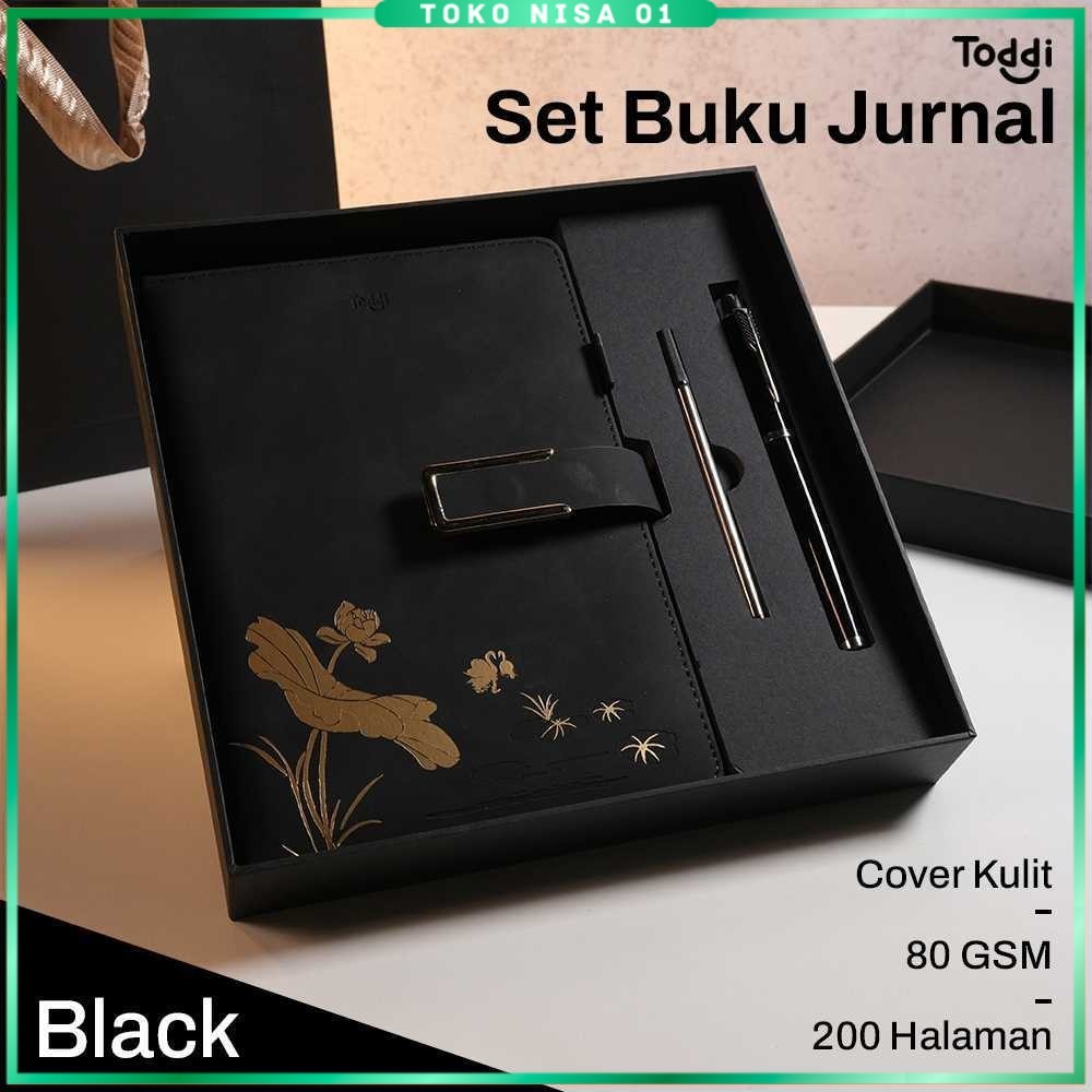 

Toddi Set Buku Jurnal Leather Notebook Diary 80GSM 200 Halaman - JG663