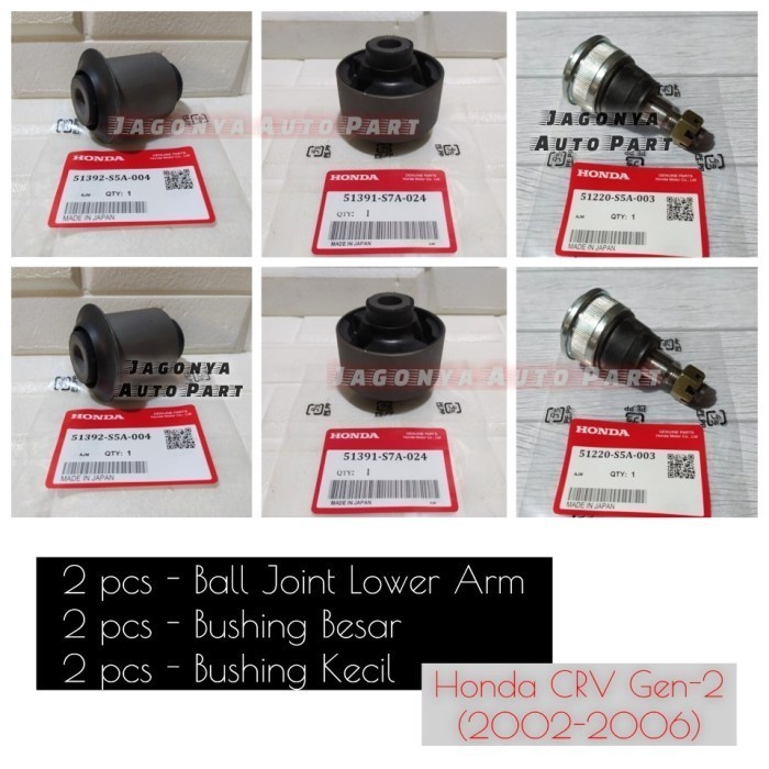 Part--Cod Ball Joint Bushing Depan Civic ES Century 2001 2002 2003 2004 2005