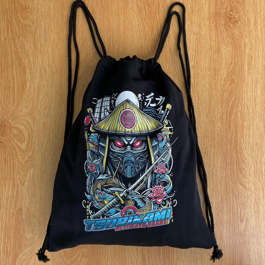TAS PUNGGUNG SERUT TSURIKAMI SAMURAI Multi Fungsi String bag Gendong buat mancing