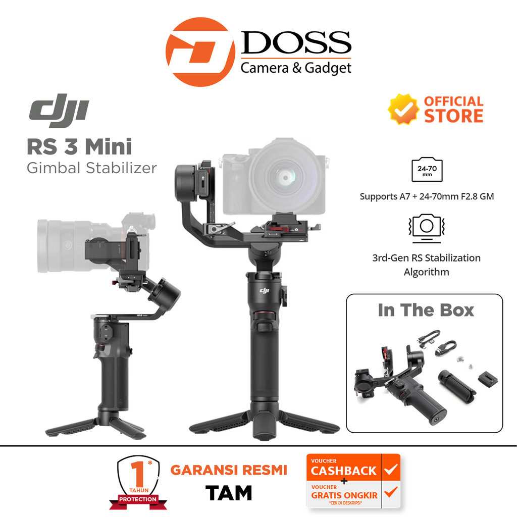 DJI RS 3 Stabilizer Gimbal Kamera - Ronin Series