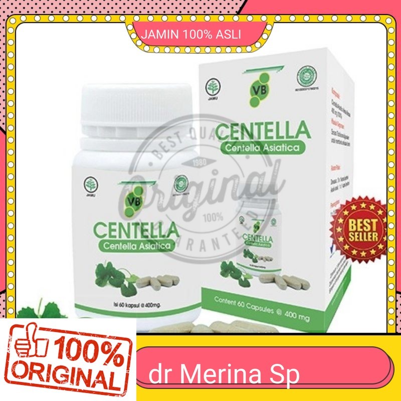 100% ASLI VitaBrain Centella Asiatica Vitamin Otak Terbaik 100% Original Ampuh