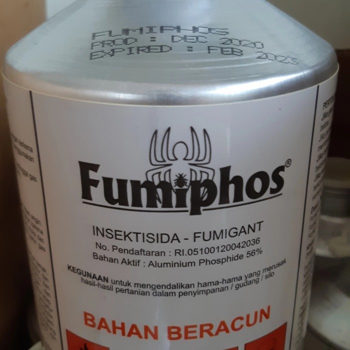 Obat Fumigasi FUMIPHOS 56TB Hama Gudang Palawija, Beras, dll