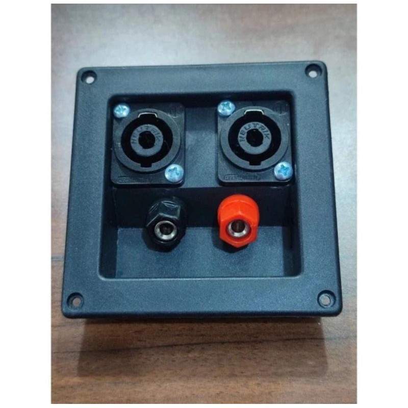 Terminal Spikon Spikon Terminal Box Speaker 2 In 1 Spikon BINDING POST SOCET SOCKET SPICON SPIKON SP