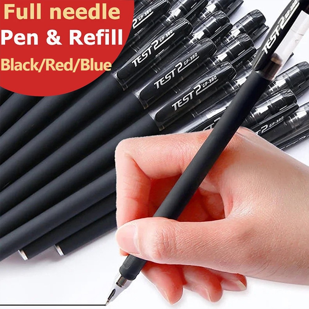 

Isi ulang pena gel hitam biru merah Ujung halus 0,5mm Tulisan halus Cepat kering Alat tulis sekolah & kantor Alat tulis A054
