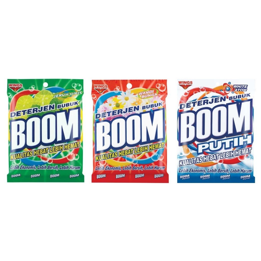 ️  ️ BOOM Deterjen Bubuk | BOOM Deterjen Bubuk Ekonomis 280 GR