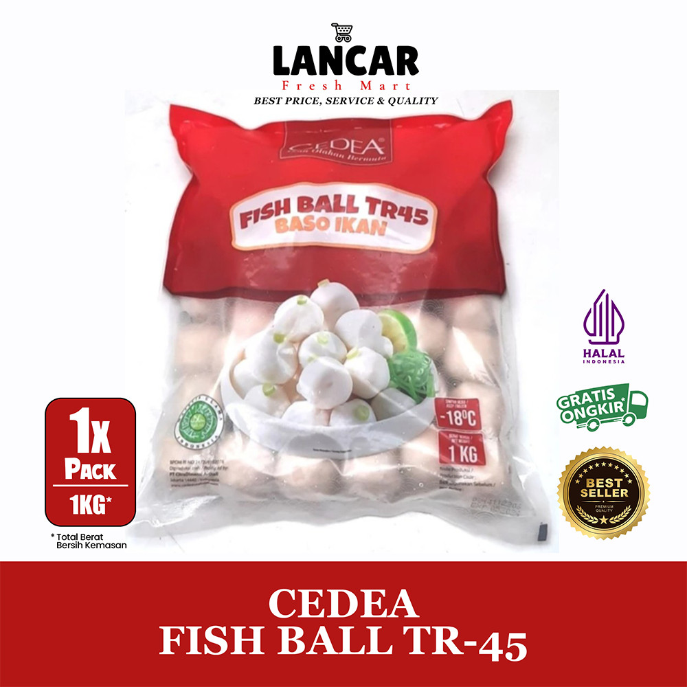 

CEDEA FISH BALL TR- 45.PCS 1KG