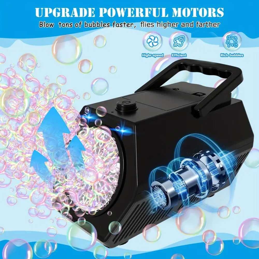 

JH Mesin Pembuat Gelembung Mini Automatic Stage Bubble Machine 5V - 575 -RT