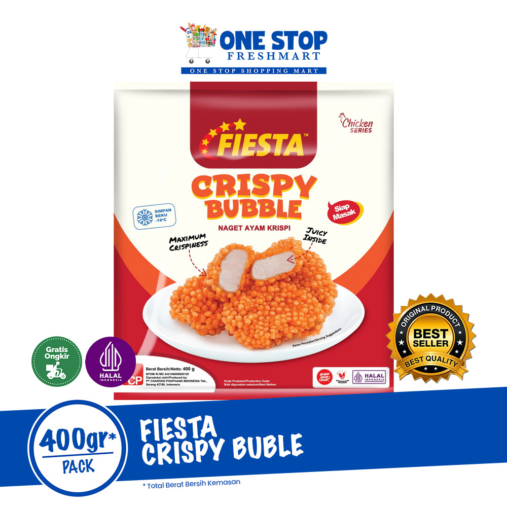 

FIESTA CRISPY BUBBLE NUGGET 400GR