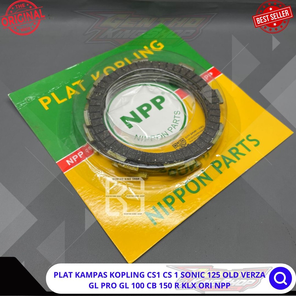 PLAT KAMPAS KOPLING CS1 CS 1 SONIC 125 OLD VERZA GL PRO GL 100 CB 150 R KLX ORI NPP