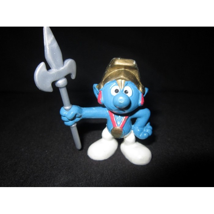 smurf shcleich vintage figure smurf prajurit raja