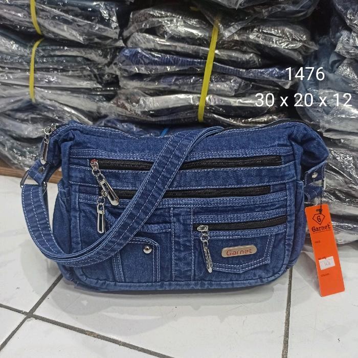 Tas selempang wanita Garnet terbaru - Tas jeans levis garnet original - -, -