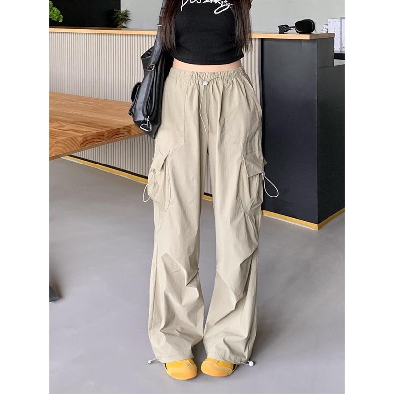 Celana Cargo Wanita Nuella | Celana Rose Cargo Fit to XL