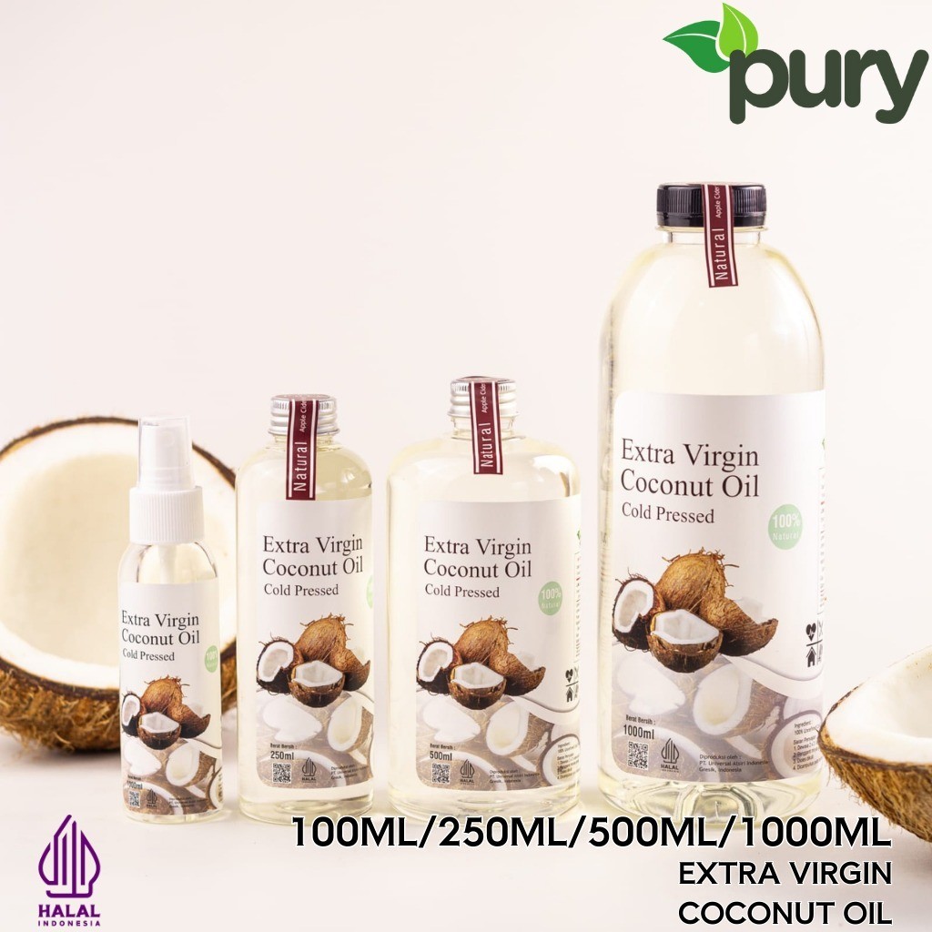 

VCO PREMIUM Extra Virgin 100ml Minyak Kelapa Murni Dari Perasan Pertama Minum Pijat Urut Suplemen