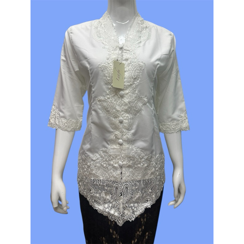 USYSHOP Kebaya ( Bisa COD) Latifa Kebaya - Kebaya Bordir Senada Lengan 3/4 - Kebaya Wanita - Kebaya 