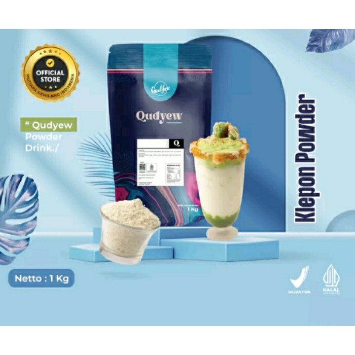 

AKEH Qudyew powder drink honeydew melon klepon red velvet minuman serbuk premium tradisional viral