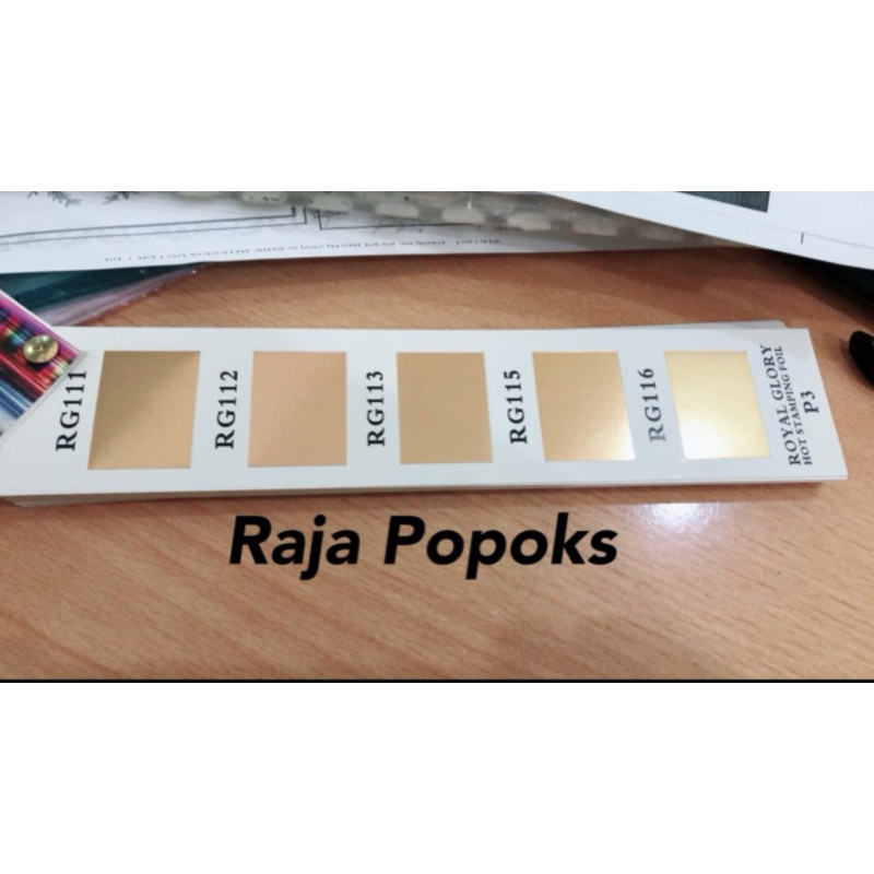 

ROYAL GLORY RG HOT STAMPING FOIL EMAS DOFF uk 120M x 64CM / 32CM