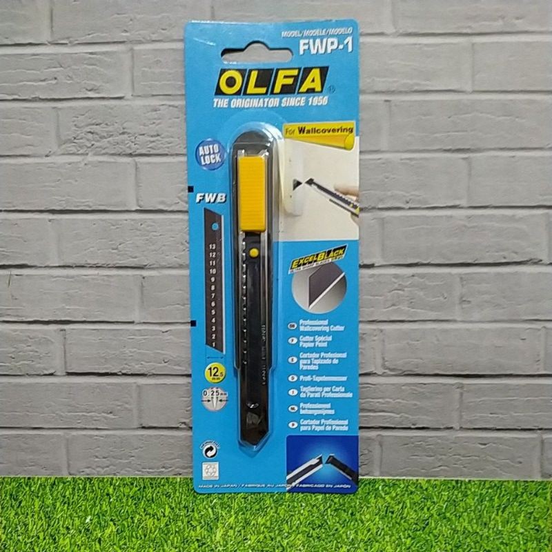 

Olfa Pisau Cutter 12.5mm Snap-Off blade wall paper cutter FWP-1