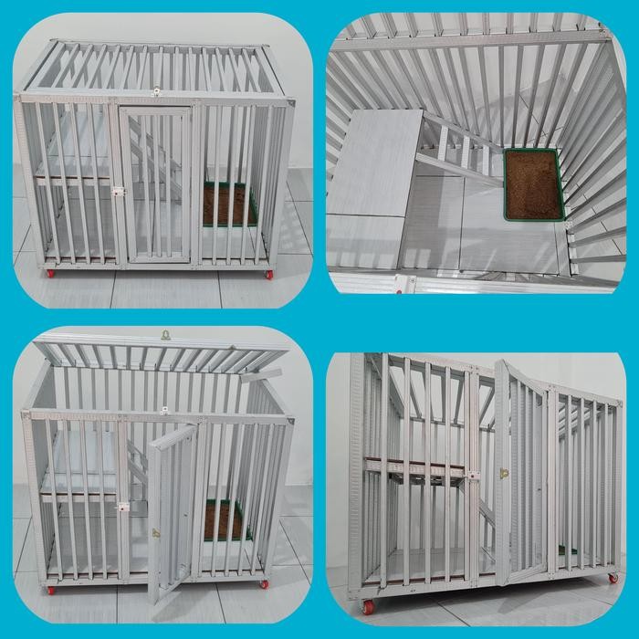 kandang kucing besar dan kecil - Besar 120cm